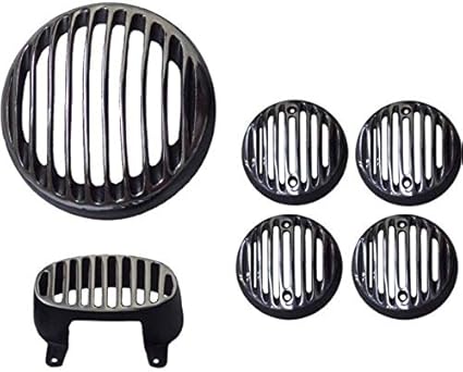 Gate 7 Avenger Plastic Bike Headlight Grill (Black)