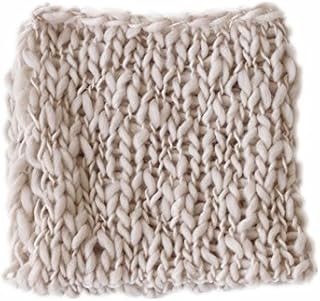 Coberllus Newborn Baby Photo Props Blanket Handmade Knitted Twist Wrap Posing Aid Backdrops