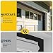 Garage Door Seal Top and Sides - 36 FT TPE Weather Stripping Garage Door Seal Replacement Weatherproofing Universal Sealing, Black