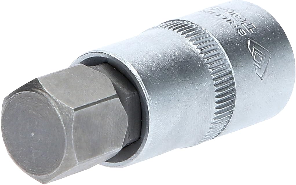 BRILLIANT TOOLS BT022858 1/2 Inch Hex Socket Bit Socket, 55 mm Long, 16 mm [Powered by KS Tools]