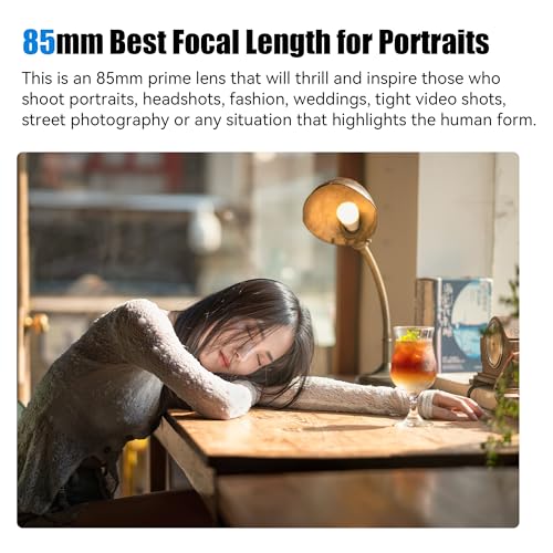 Image of 7artisans AF85mm f1.8 Full Frame Portrait Automatic Lens Compatible for Nikon Z5 Z6 Z7 Z6II Z7II Z9(Black)