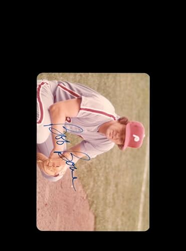 Miniatura 1 de Bob Boone Signed Original 1970s 4x5 Snaphot Photo Philadelphia Phillies At Cubs Wrigley 3