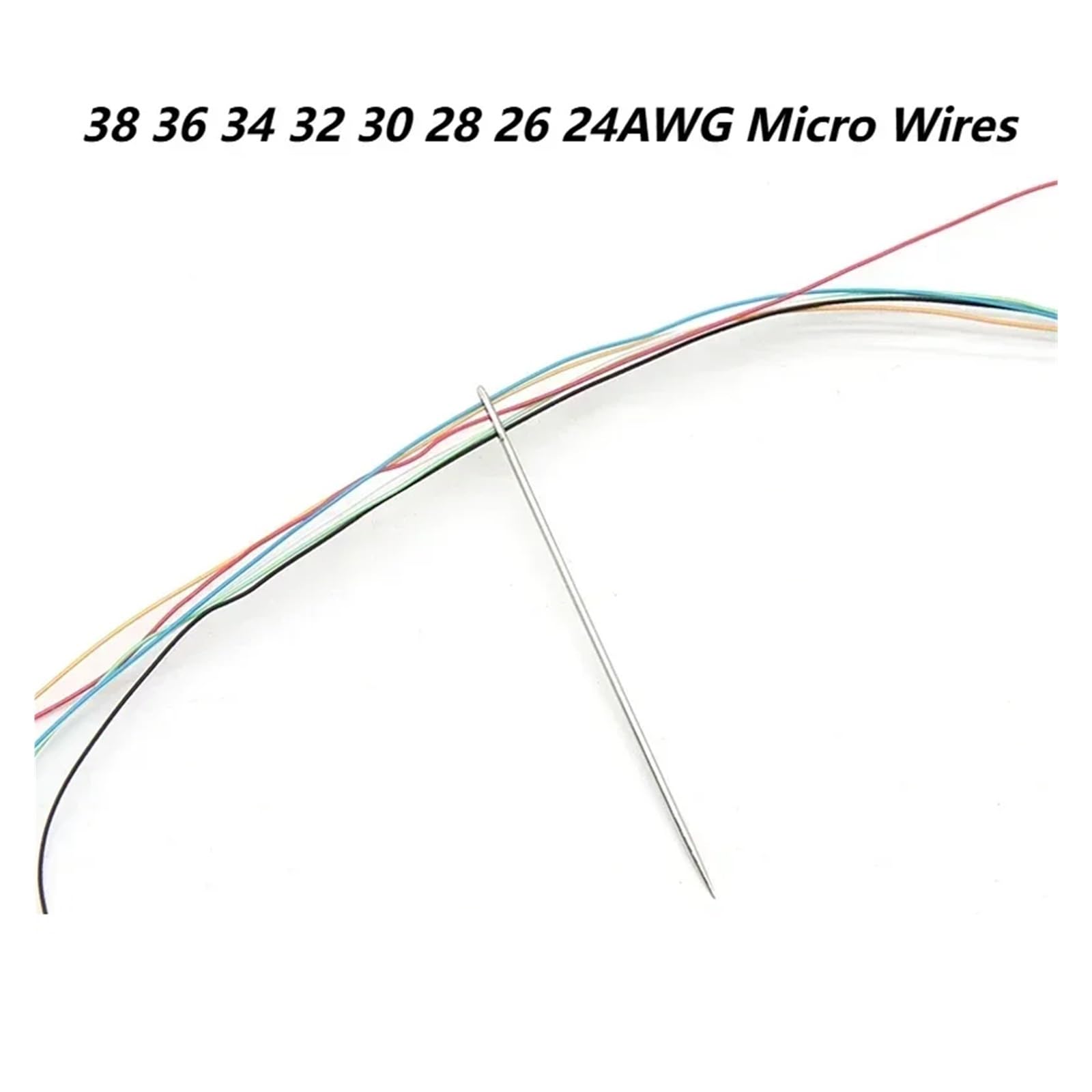 10/50/100M UL1423 PTFE Micro Alambre Fino núcleo único Cobre Chapado en Plata 38/36/34/30/28/26/24AWG Cable electrónico Aislado PVDF(Purple,100 Meters,34AWG)