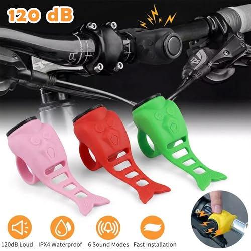 Sonnette de vélo électrique 120 dB classique pour guidon de 22,2 à 31,8 mm - 4