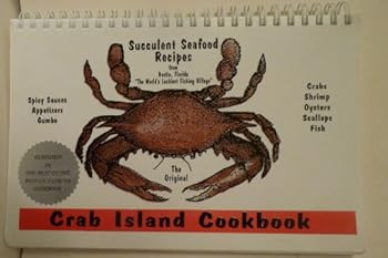 Spiral-bound Crab Island Cookbook Book
