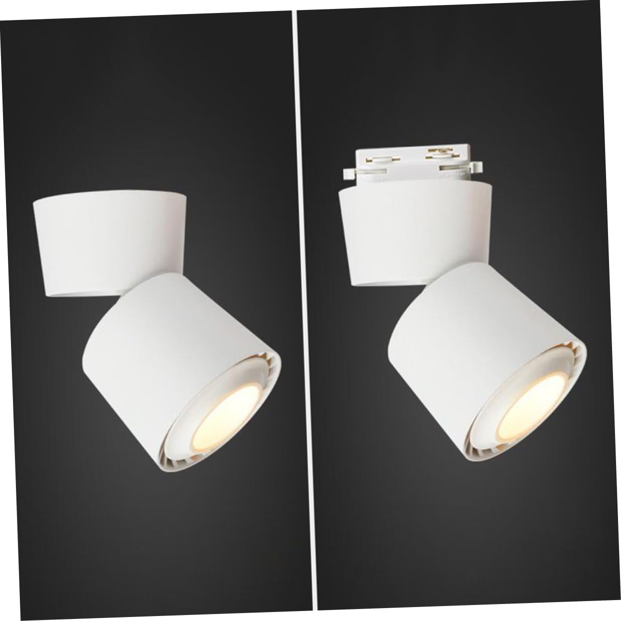 DOITOOL Spot Light Ceiling Light Led Spotlight Ceiling Downlight Semi Flush Mount Lighting Fixture Easy Install for Home Decor