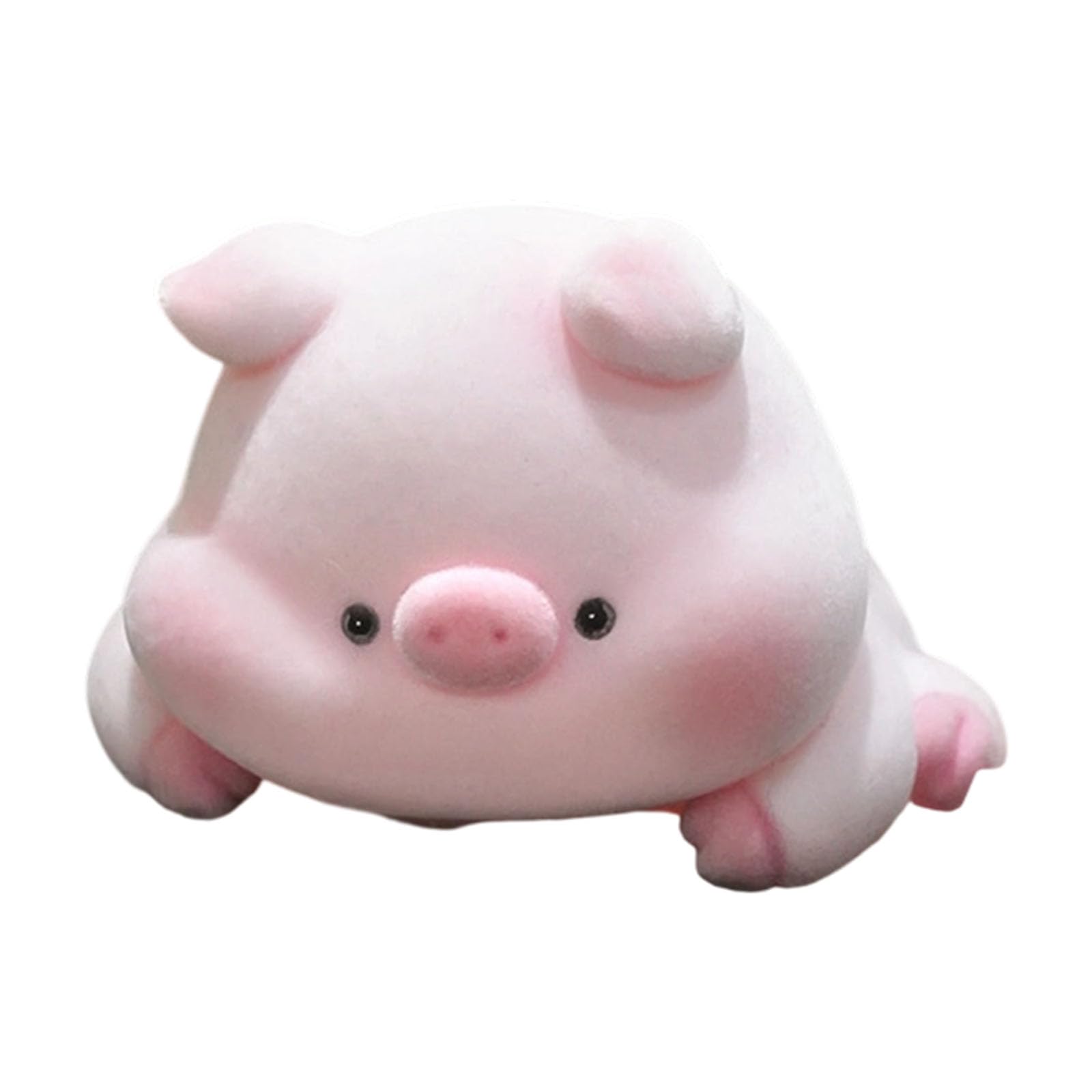 Xjdzineq Miniature Animal Toy Small Soft Furry Miniature Animal Figurine Tabletop Ornament for Home Car Decoration Plush Desk Lightweight Portable Car Dashboard Accessory Party Home