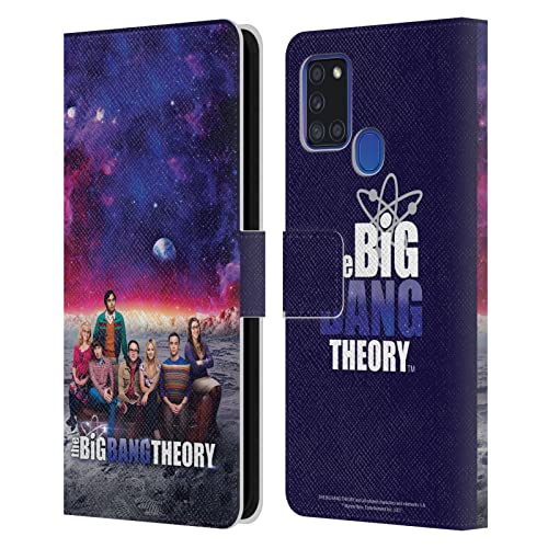 Housse portefeuille cuir Samsung Galaxy A21s The Big Bang Theory Saison 11 rabat aimanté