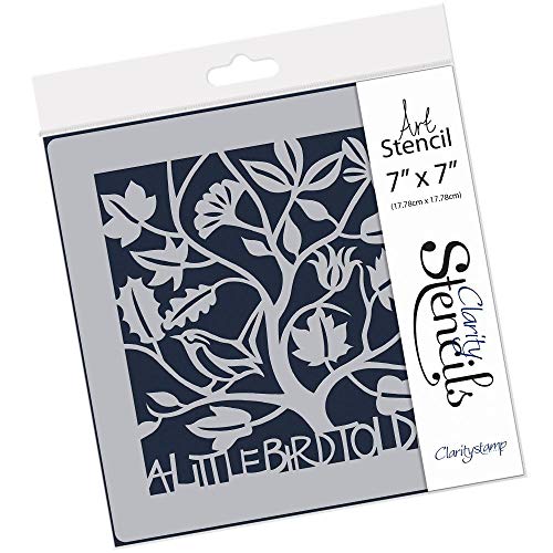 Pochoir A Little Bird Told Me 17,8 x 17,8 cm Cover