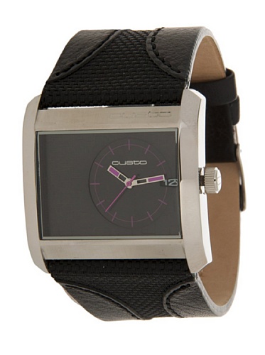 Custo Watches CU005602 - Reloj de Señora Cuarzo Piel Negro