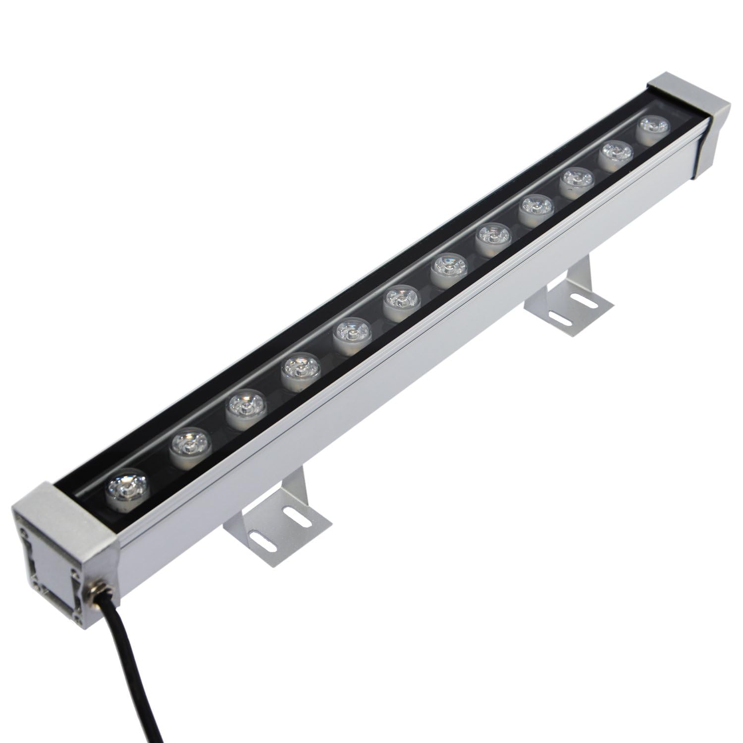 Wall Washer 12W Linear Bar Light Outdoor Spot Lighting IP65 Warm White 3000K LED Wall Washer Lighting for Building Wall Billboard Decorating