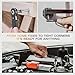 Right Angle Screwdriver Mens Gifts - 90 Degree Offset Ratcheting Screwdriver Pocket Mini Low Profile Ratchet Wrench Bit Socket Set for Tight Space Cool Gadgets EDC Gear Tool Stocking Stuffers for Men