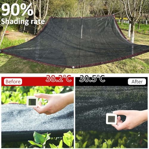 Filet d'ombrage extérieur durable 4x20m et écran d'intimité de terrasse - 3
