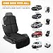 EcoNour Car Side Window Sun Shade (2 Pack) + EcoNour 2 Pack Car Seat Protector for Child Car Seat | Baby Car Travel Accessories (15