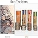 THEBLUETOUCH Preformed Coin Wrappers Rolls (36 Assorted) - Quarters, Pennies, Nickels and Dimes