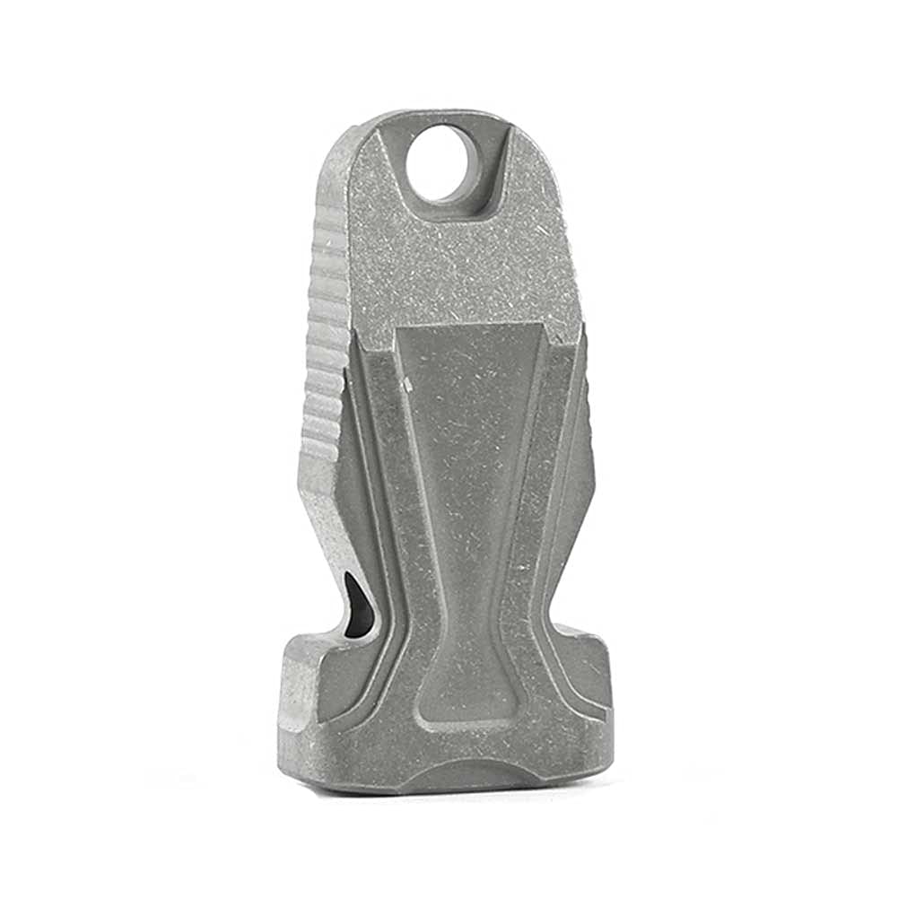 Trillerpfeife Metall Tillerpfeife Notfallpfeife Vogel-Trainingspfeife, Titan-Legierungs-Pfeife, hochgeschlagene Überlebensgeräte im Freien, hochzeichnete Blast und hochfrequente Überlebensgeräte im Fr