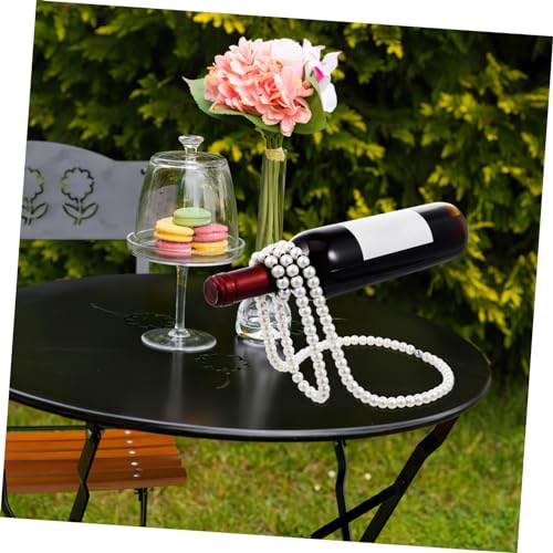 Soporte para Botellas de Vino Ciieeo de Hierro Blanco miniatura 5