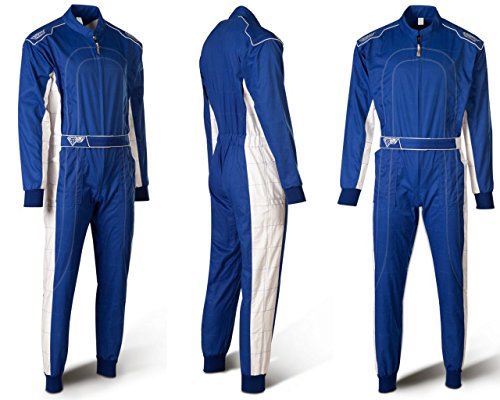 Preisvergleich Produktbild Speed Kartoverall Blau / weiß - Denver HS-2 Modell 2018 Racewear (L)