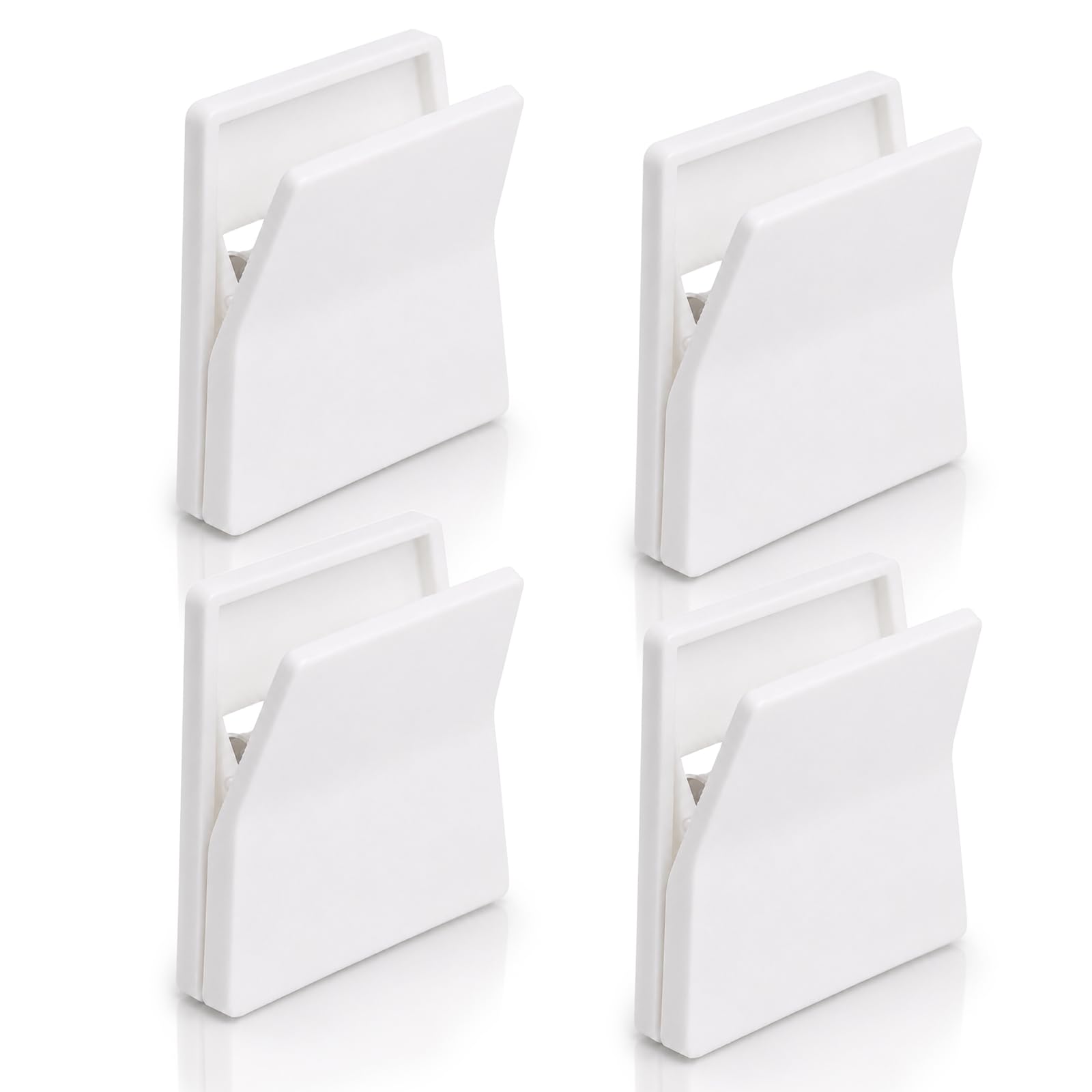 4Pcs Large Self Adhesive Clips, No Drilling Wall Tapestry Clips for Hanging
