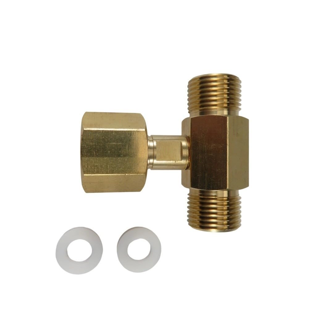 Adaptateur CO2 triple filetages pour machine à bière et eau pétillante