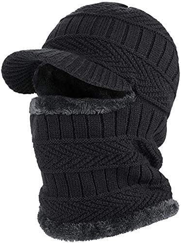 Winter Cap for Men & Women | Woolen with Neck Warmer | Thermal Winter Wear for Men & Women | Breathable, Lightweight & Windproof Topi | Warm Head & Neck Protection for Outdoor Use (Multicolour)-image-32