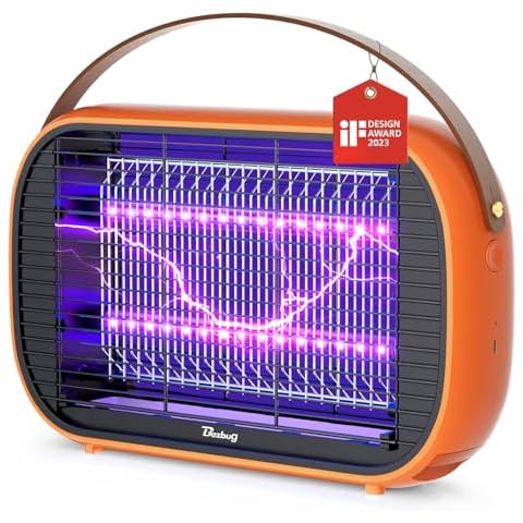 Buzbug LED Bug Zapper Outdoor Indoor, Rechargeable 5200mAh Battery, Durable 10 Years Lifespan Lamp, Portable Camping Mosquito Zapper, Fly Trap Mosquito Trap, Fly Killer Fly Zapper -MA015C Cover