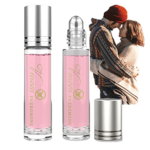 Venom Scents Pheromones For Women Zoroz Silver Edition, Zoroz Roll On Perfume Pheromone Oil For Women To Attract Men 10Ml, 0.33 Oz Long-Lasting Fragrance Pheromone Perfume For Men Women (2Pcs Pink) #TOP7
