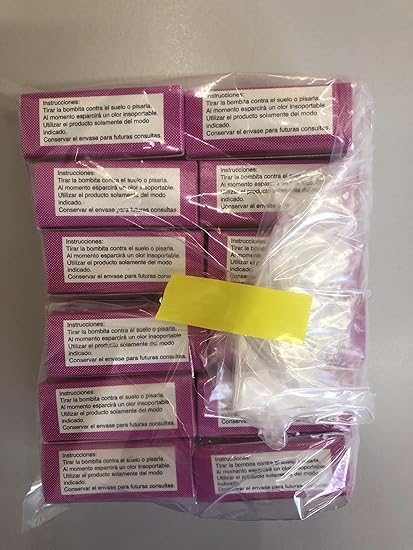 Bombas Fetidas, Broma de Mal Olor, Pack de 12 Cajas con 3 Unidades por Caja, 36 Unidades en Total