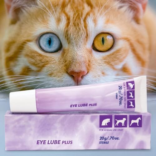 GjnjfdF Pet Eye Salbe 20g,Augenpflege Für Katzen | Feuchtigkeitsspendende Pflege Für Mehrhaustierhaltung Saisonale Schutz Routine Unterwegs Zuverlässig