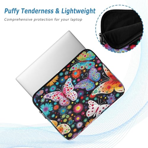 Funda para portátil 13-14 pulgadas impermeable con mariposas miniatura 5