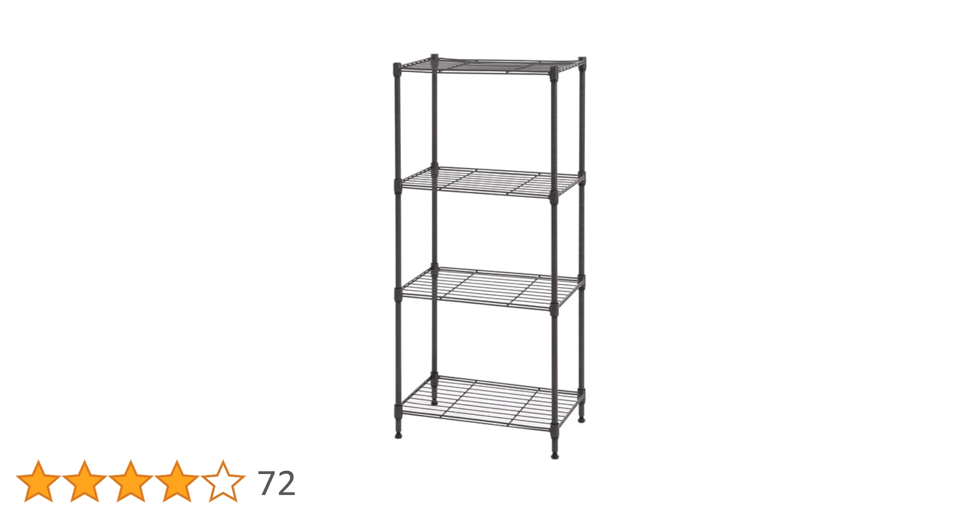 Amazon｜ニトリ(NITORI) スチールラック LT 3段 ダークグレー 幅