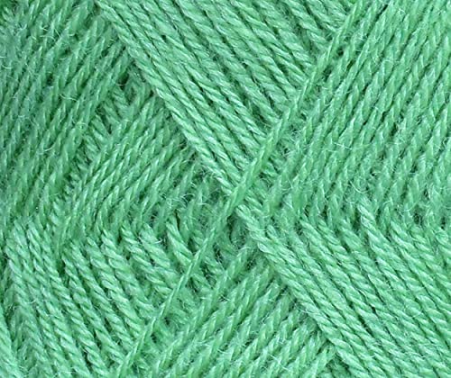 Image of Oswal Chirag Apple Green(600 Gm)Wool Ball Hand Knitting Wool /Art Craft Soft Fingering Crochet Hook Yarn, Needle Knitting Yarn Thread Dye Sm-M