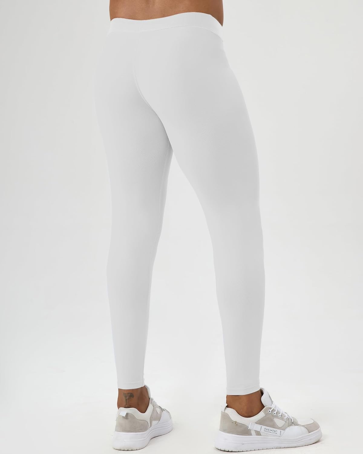 Mens Compression Pants Running Leggings Workout Athletic Tights Cool Dry Base Layer for Basketball Cycling Yoga - Image 2