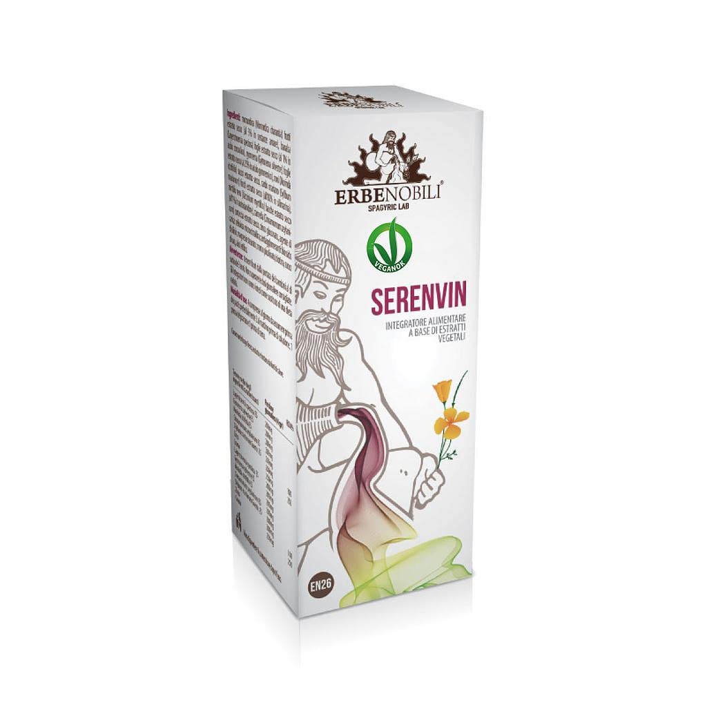 Erbenobili Serenvin integratore alimentare a base di estratti vegetali - flacone da 50 ml