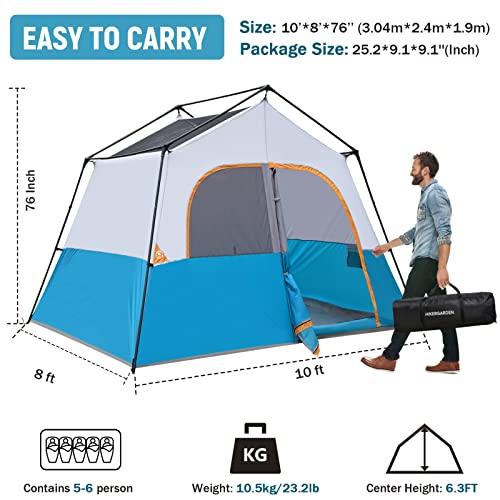 Instant Pop Up Camping Tent 8-Person