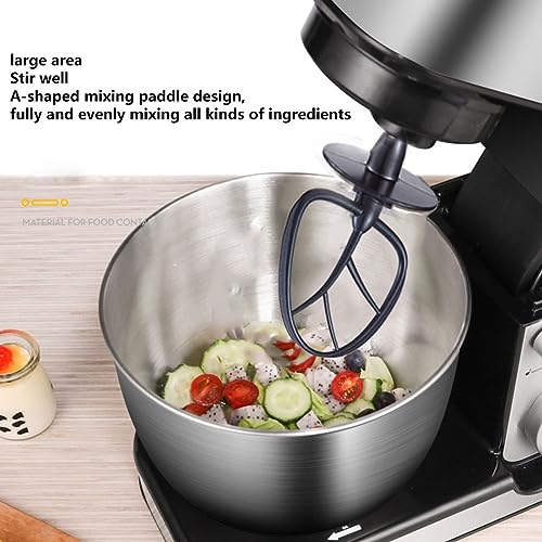 Electric Stand Mixers for Baking Food Mixer with Stainless Steel Bowl Standing Blender Mixers with Dough Hook, Whisk K-Beater Optional Meat Grinder and Juice Extracter Accessories 1000W (Size : 5L st - Image 3