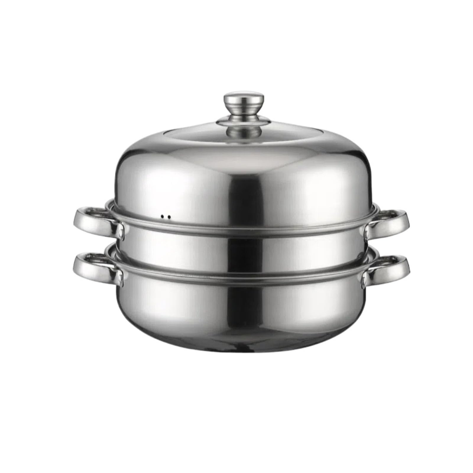 Olla de vapor for sopa con tapa utensilios de cocina de acero