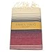 Produktbild ANNA ANIQ Hamamtuch Fouta Sauna-Tuch Strand-Tuch XXL Extra Groß 100x200 cm - 100% Baumwolle, orientalisches Bade-Tuch, Picknick-Decke, Yoga, Schal, Pestemal, Strand-Handtuch (Dunkelblau-Bordeaux)