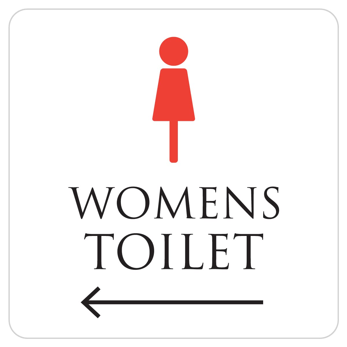 Amazon トイレ トイレマーク ピクトサイン ステッカー ホワイト カラー 14x14cm カッティングシート シール Toilet 御手洗 便所 インテリア レストルーム Womensマーク 左 ウォールステッカー オンライン通販