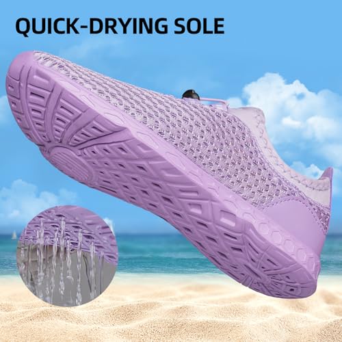 Image of DOUSSPRT Women's Water Shoes Quick Drying Sports Aqua Shoes