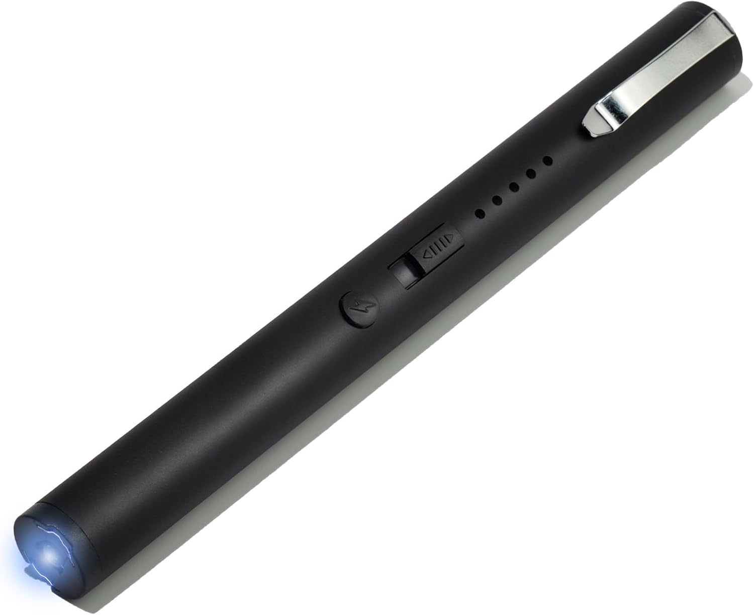 Stun Gun with Flashlight, Enlight Pen for Self Protection with Sort-C Rechargeable, Self Protection Machine, Battery Life Indicator, Belt Clip, Non Deadly Weapon for Girls and Women