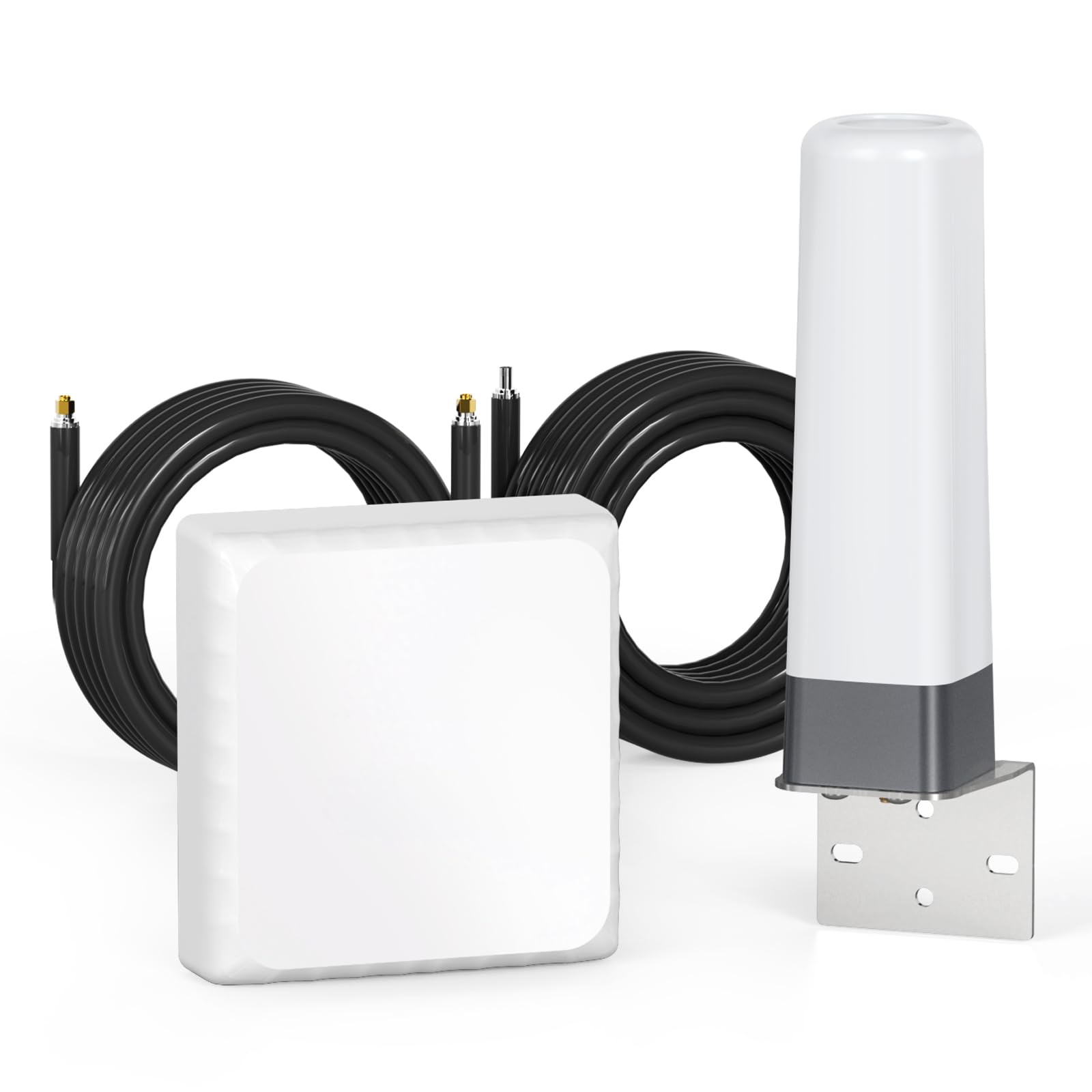INVCALL Cell Signal Booster for Home at&t Verizon T-mobile - Latest T10 Tower Cell Phone Booster Band 2/4/5/12/13/17/25 Designed for Weak Signal Areas Cell Phone Control 70dB Adjustable Gain
