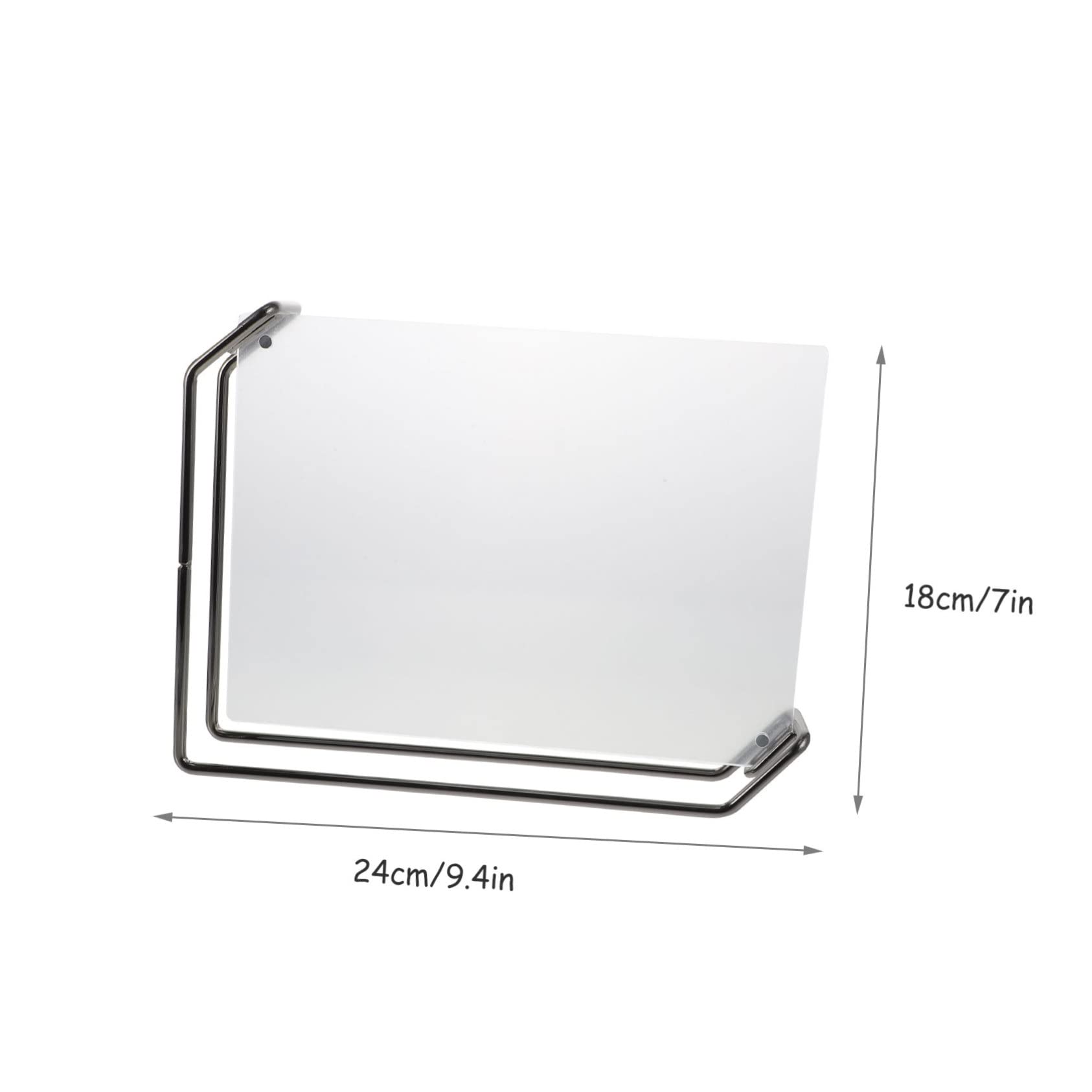 Schwarzer Metallbilderrahmen aus Acryl für Fotos, Nummern