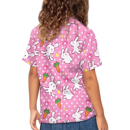 SYtrade Kids Print Hawaiian Shirts Button Down Short Sleeve Cute Summer Beach Aloha Shirt4