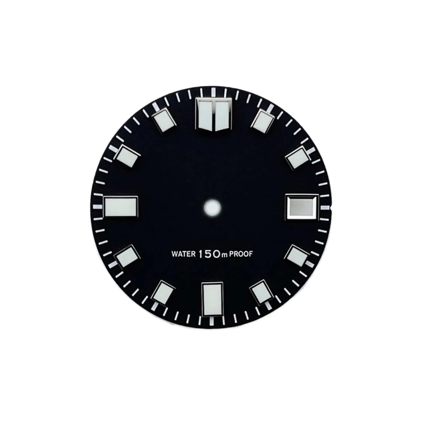 28,5 mm zielona świecąca tarcza zegarka mechaniczna tarcza kompatybilna z mechanizmem NH35A/4R35 zmodyfikowane akcesorium