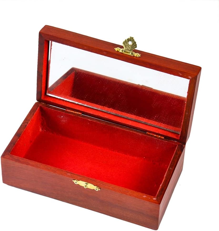 Retro Shell Flower Pear Wood with Storage Box Makeup Organizer Container Case Women Marriage Gift Box