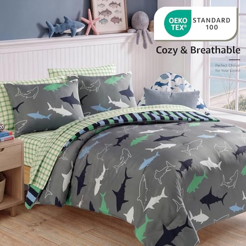 Image of Full Size Comforter Sets for Boys-7 Pieces Soft Full Size Bedding Sets