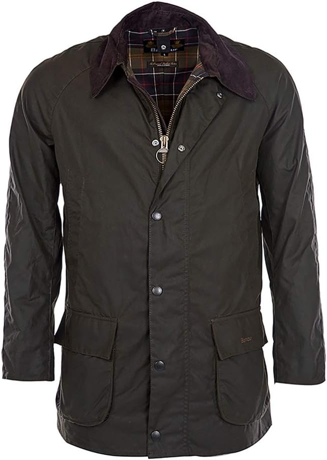 Barbour Bristol Wax Jacket - Olive - L