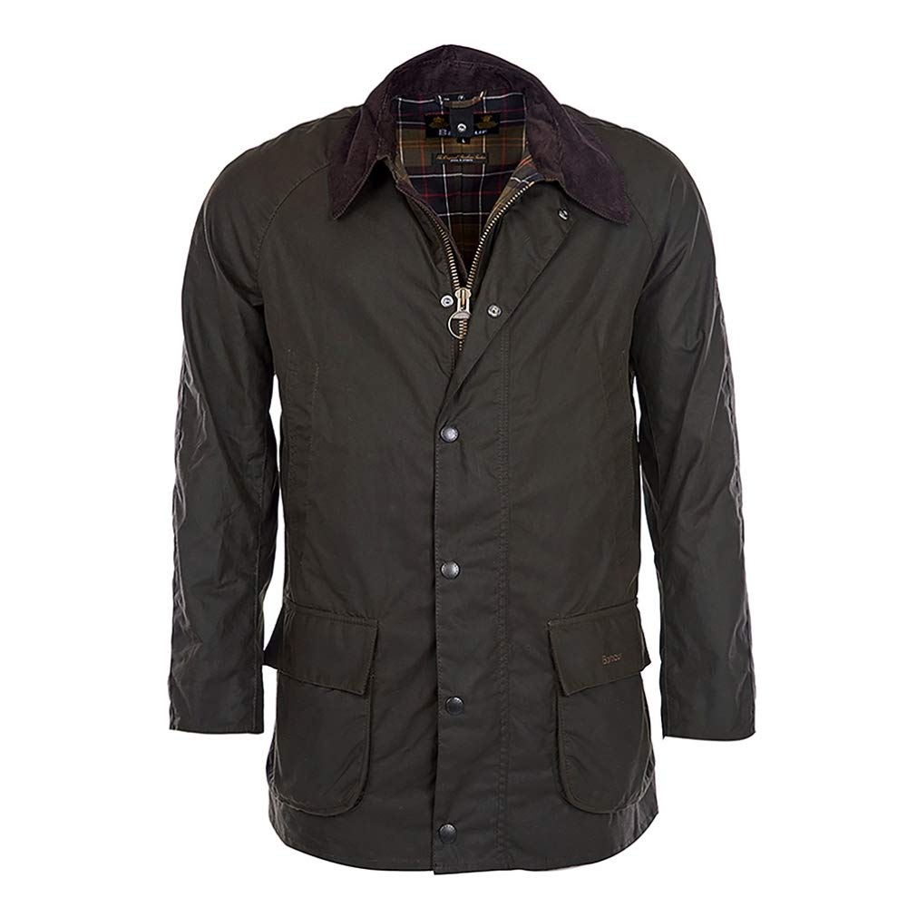 Barbour Bristol Wax Jacket - Olive - L
