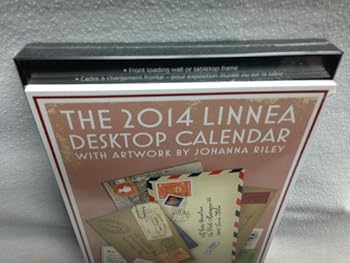 DVD Linnea Desk Calendar 2014 & Black Display Frame - 5" x 7" Book
